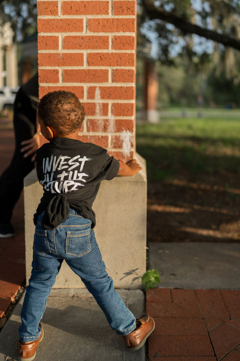 Invest In The Future Tee - Black (Youth)