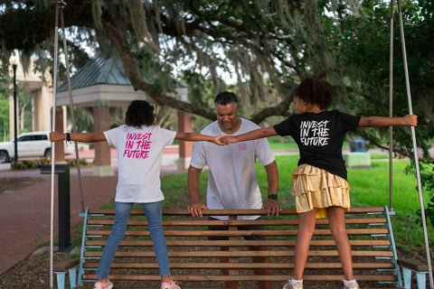 Invest In The Future Tee - White (Youth)