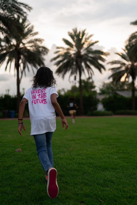 Invest In The Future Tee - White (Youth)