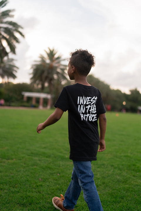 Invest In The Future Tee - Black (Youth)