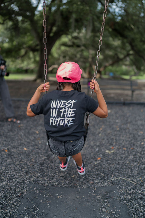 Invest In The Future Tee - Black (Youth)