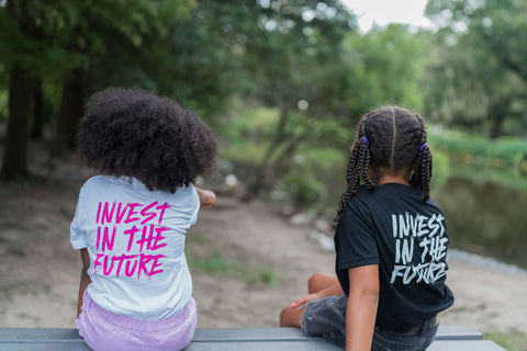 Invest In The Future Tee - Black (Youth)