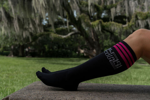 High Varsity Crew Logo Socks - Black