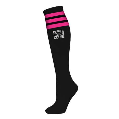 High Varsity Crew Logo Socks - Black