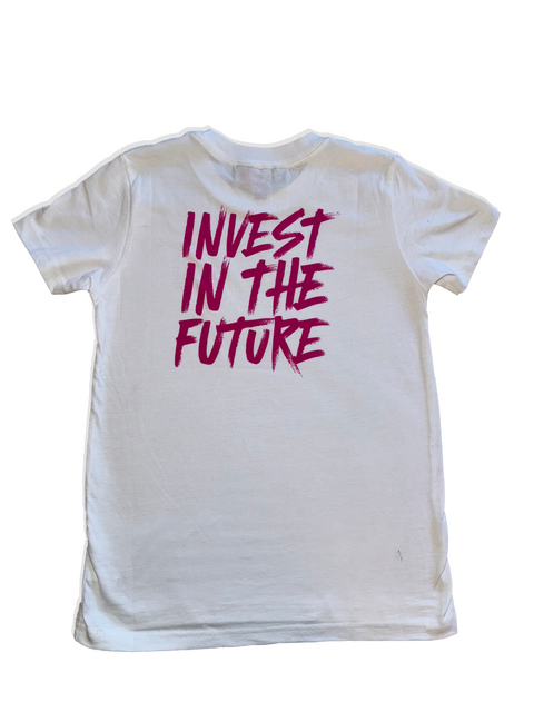 Invest In The Future Tee - White (Youth)