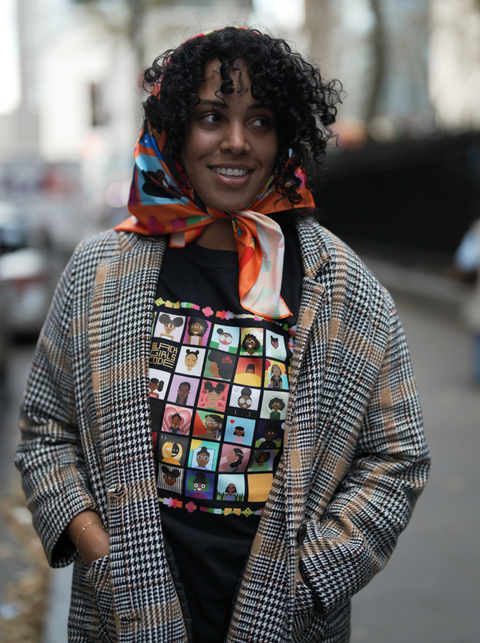 Coded By The Culture" Mosaic Short Sleeve Tee - Midnight