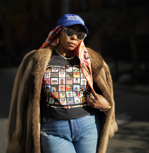 Coded By The Culture" Mosaic Short Sleeve Tee - Midnight