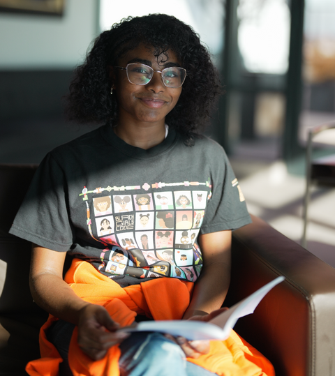 Coded By The Culture" Mosaic Short Sleeve Tee - Midnight